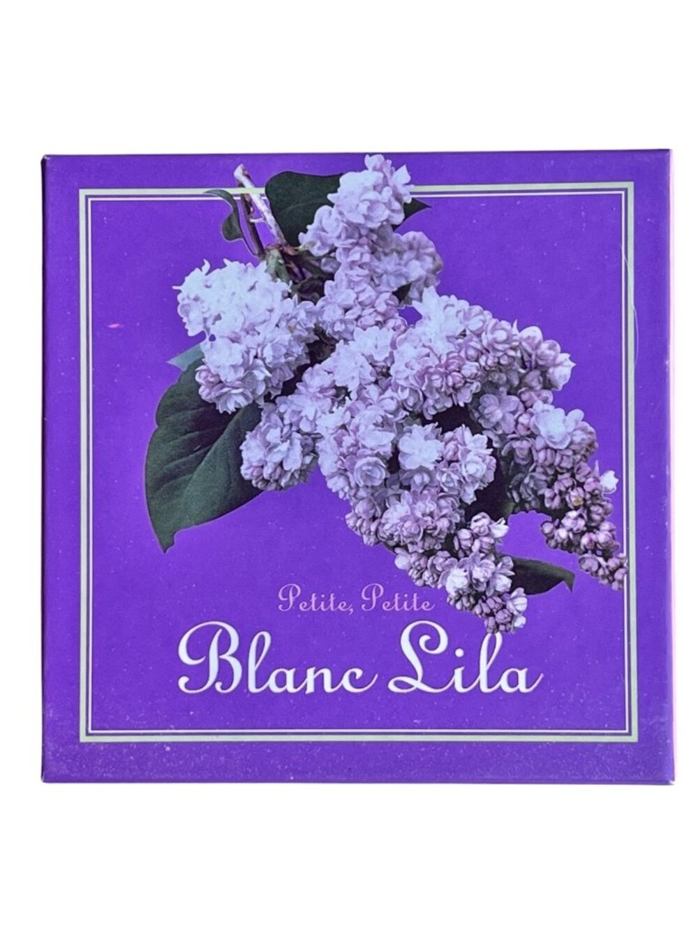 Petite Petite Blanc Lila Lilac Scented Soap Set Of Four 1.7 Oz Bars Gift Boxed - Picture 3 of 10